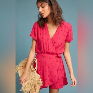 Anthropologie Greenbrier Embroidered Romper
